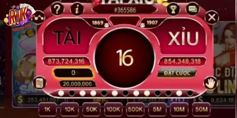 Một số thông tin về game tài xỉu Rikvip